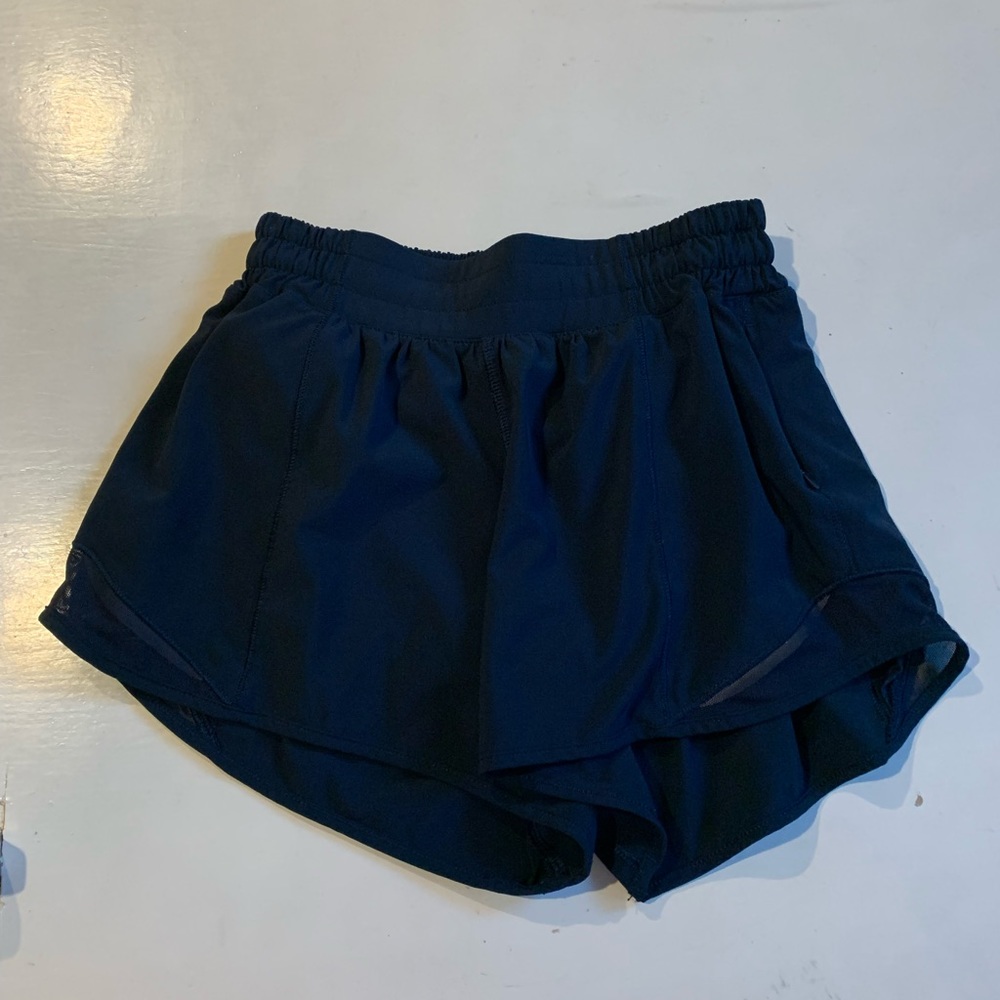Lululemon navy shorts. Size 2 tall.